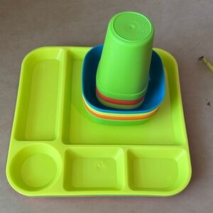 Colorful Kids Dinnerware Set of 4